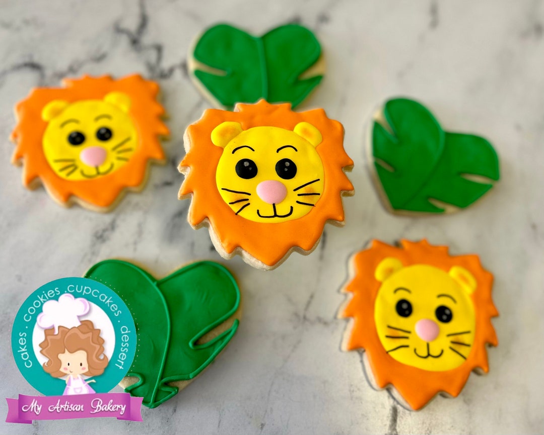 Lion Sugar Cookies Etsy
