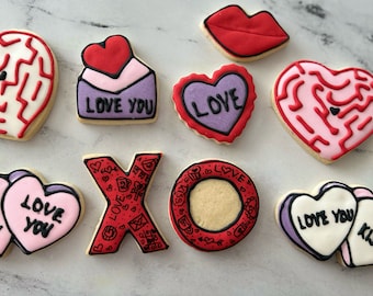 Valentine's sugar cookies