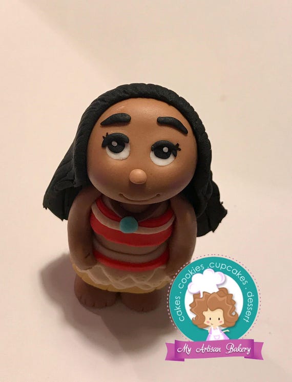 Moana Inspired Fondant Cake Topper Etsy