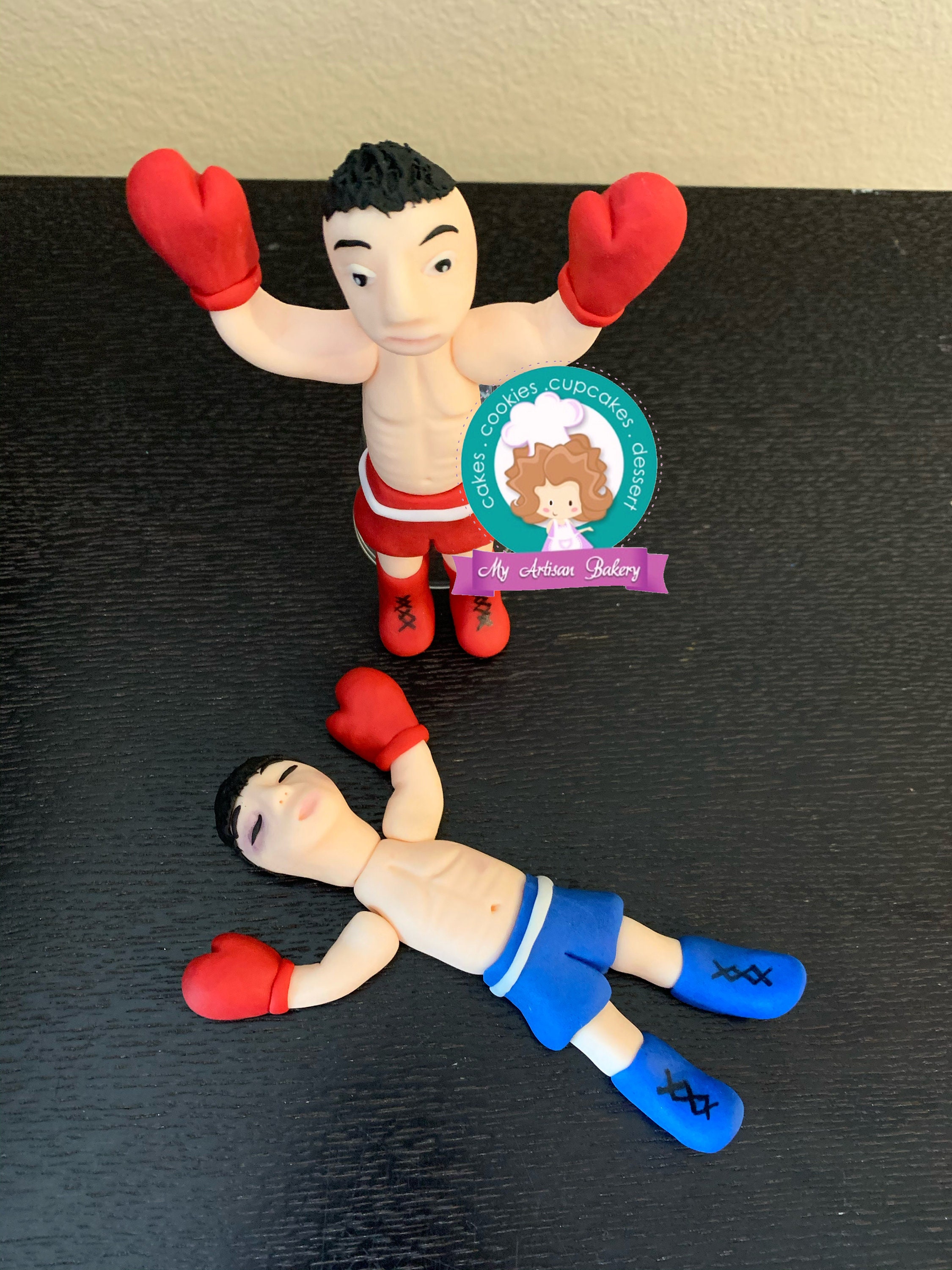 Boxer Fondant Toppers - Etsy