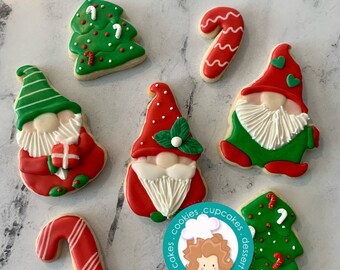 Gnome Christmas cookies