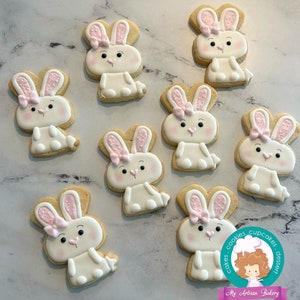 Bunny sugar cookies