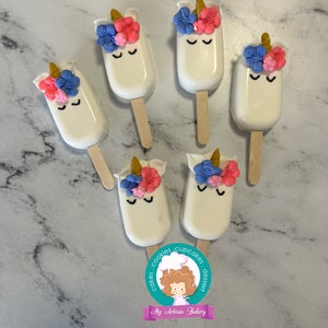 Unicorn Cakesicles