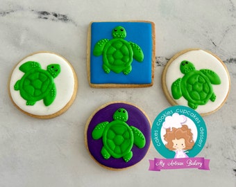 Turtle Sugar Cookies