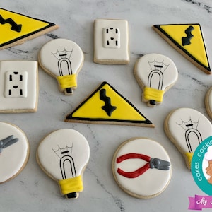 Electrical  tools sugar cookies