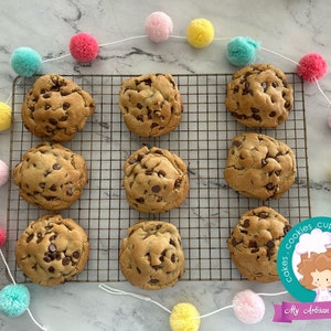 Chunky  chocolate chip cookies “Gorditas” Gourmet chewy and delicious