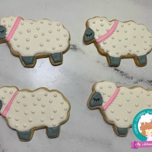 Sheep sugar cookies