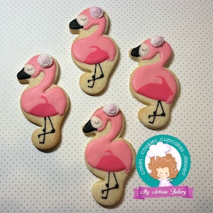 flamingo sugar cookies