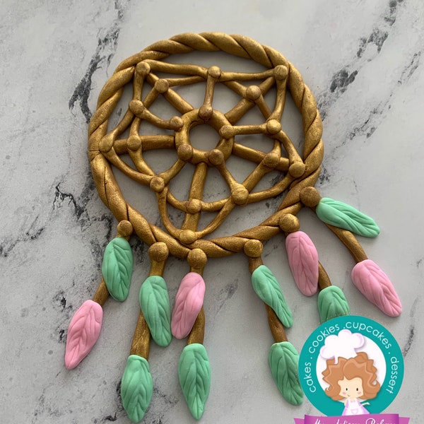 Dream Catcher Feather Silicone Mold – Fondant, Chocolate, Sugarcraft, DIY Clay & Resin Crafting Tool