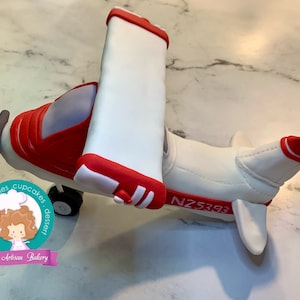 Plane  fondant cake topper