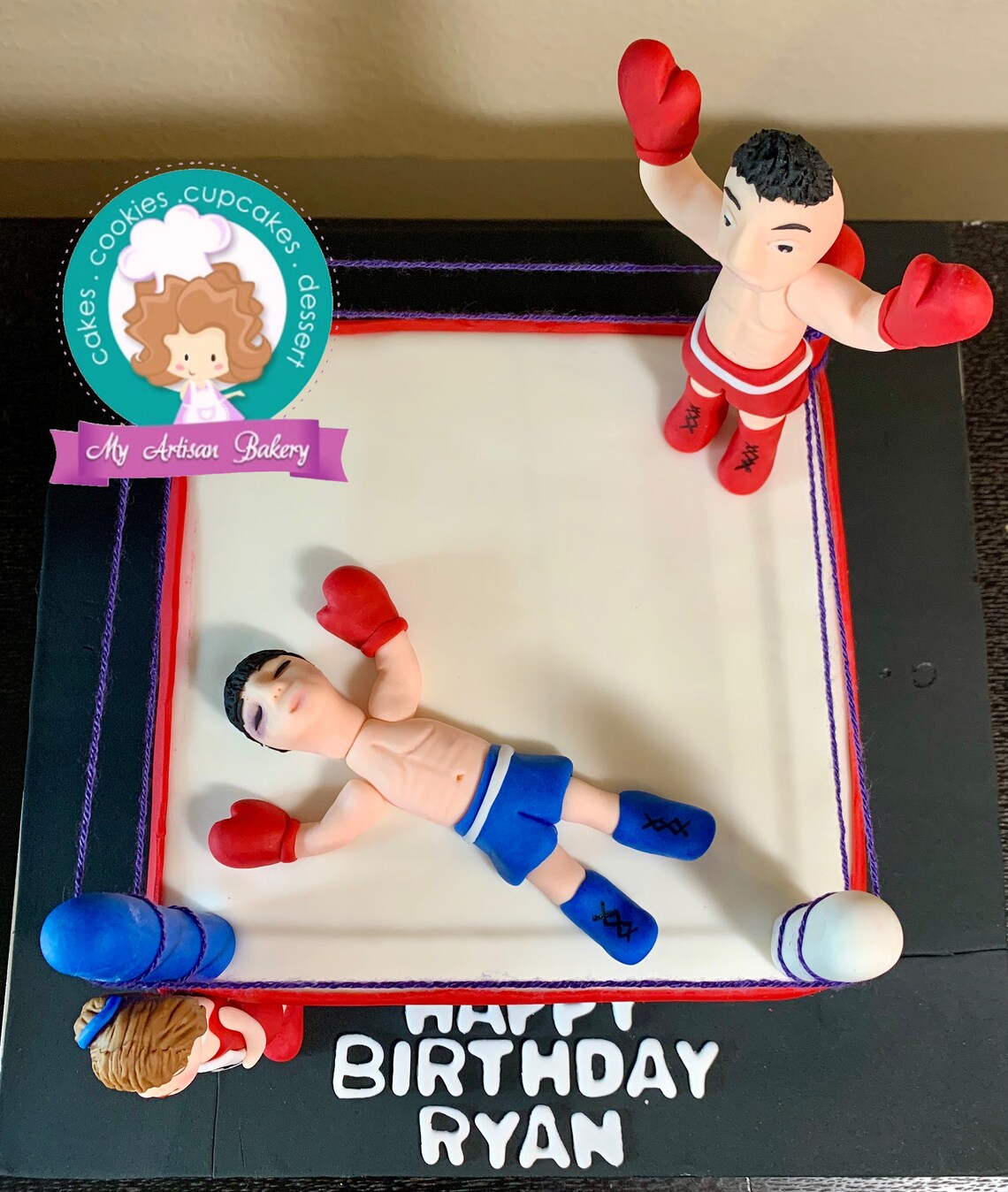 Boxer Fondant Toppers - Etsy