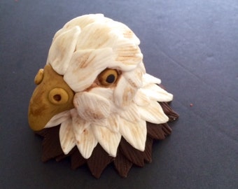 Eagle fondant cake topper