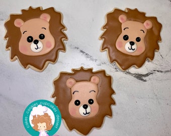 Lion sugar cookies