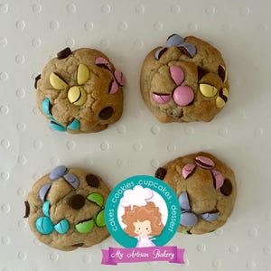 Chunky Easter  chocolate chip cookies “Gorditas” Gourmet chewy and delicious