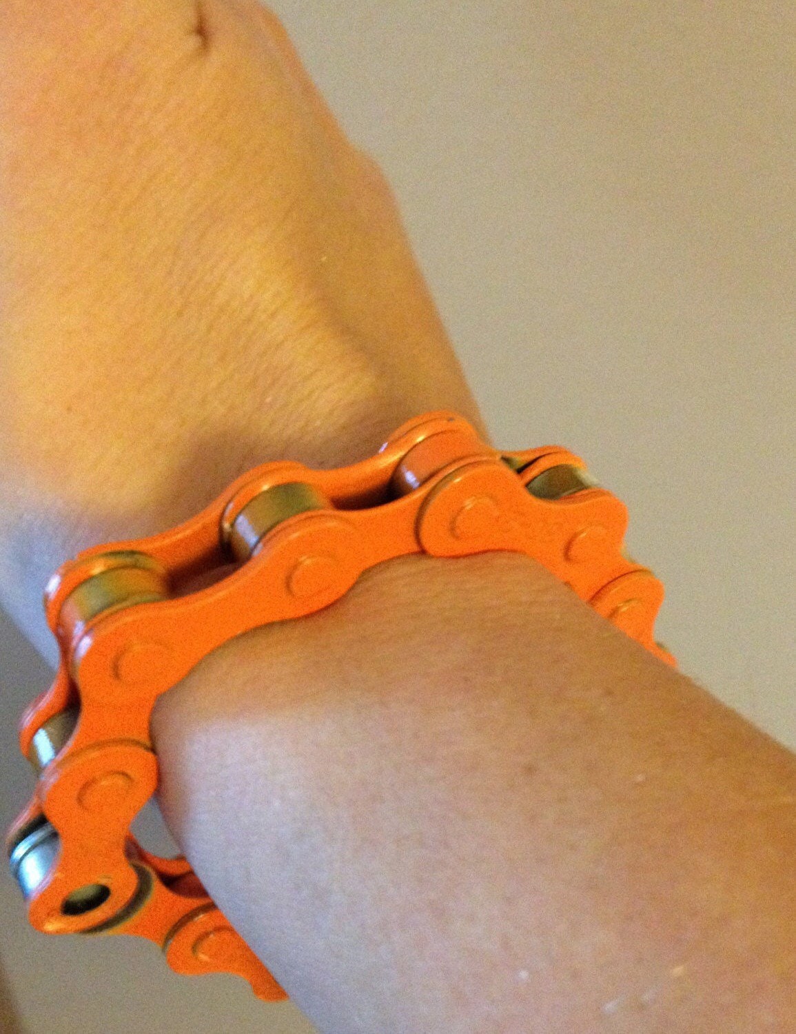 Orange bike chain hotsell
