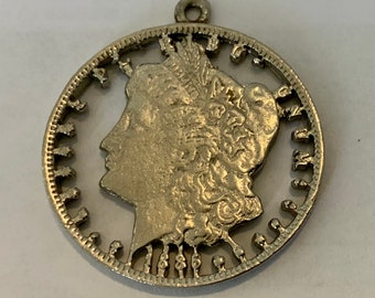 1885 Morgan Silver Dollar Pendant