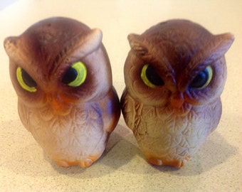 Owl Salt And Pepper Shakers