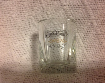 Jack Daniel's Tennessee Whiskey Black & Gold Shot Glass
