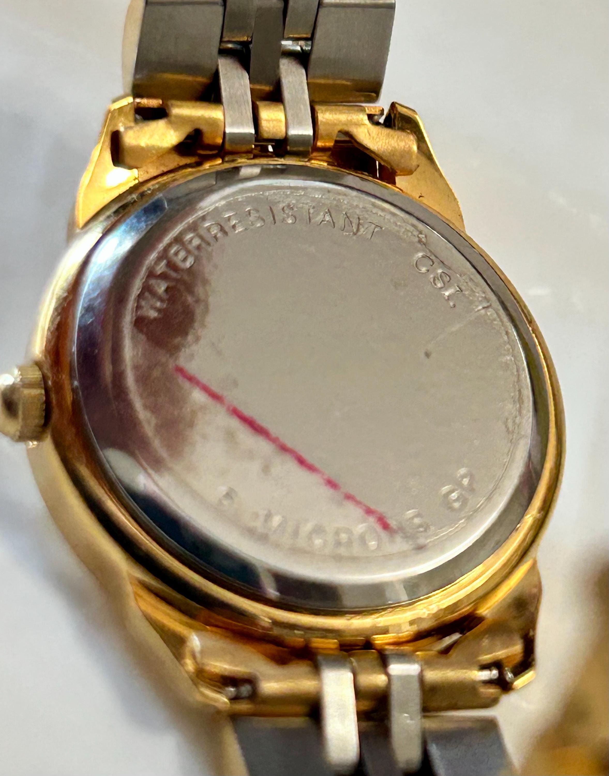 The Eller College CSI Swiss Watch New Battery 23K Gold Plated Women 26MM 6.75\