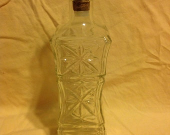 Whiskey Decanter "Hour Glass Shape"