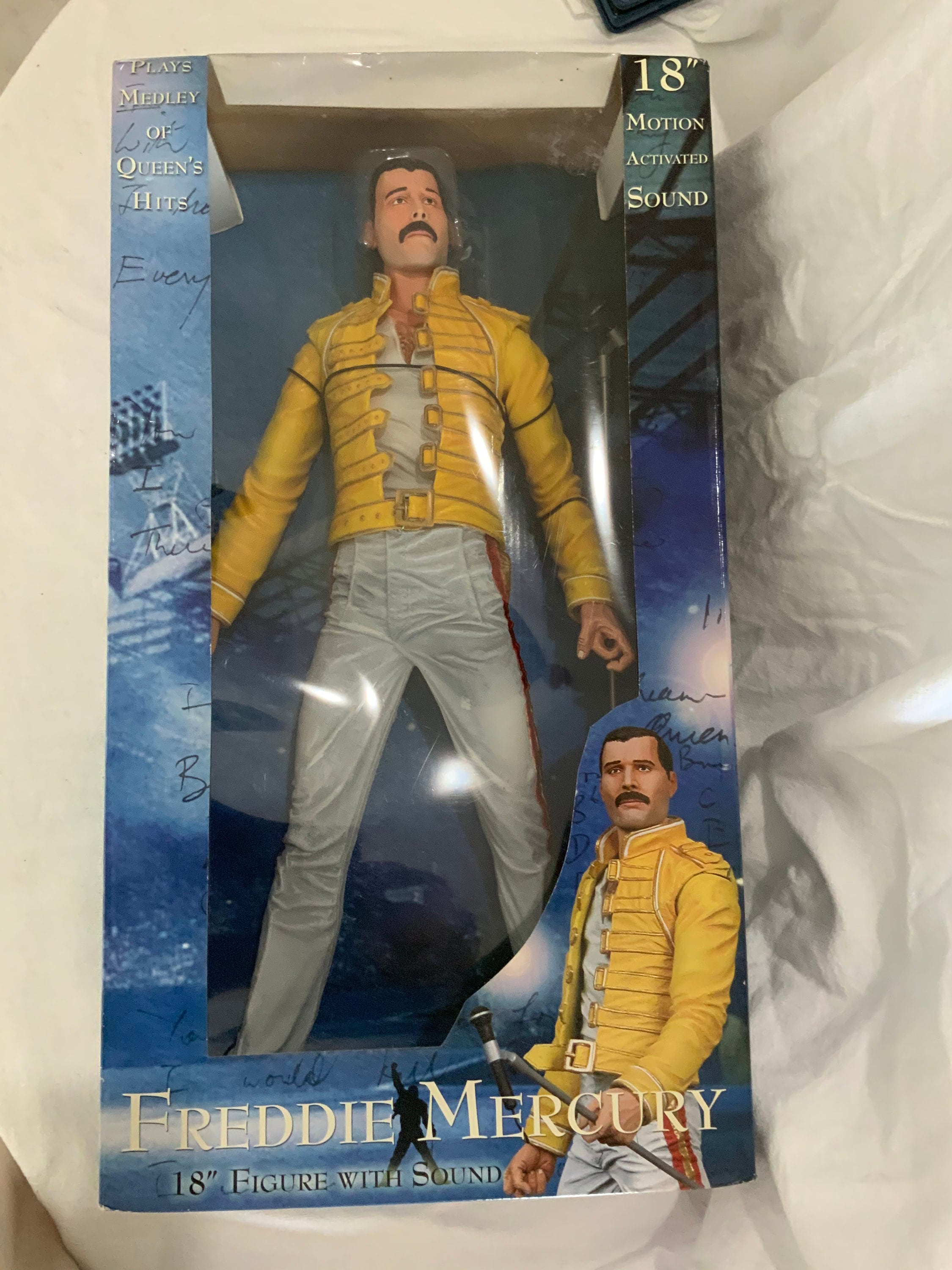 NECA 18 Freddie Mercury Motion Activated Unopened 