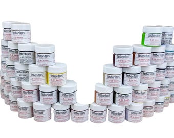 Fashenhues Translucent Stain Paint for Ceramics, Wood, and Resin, Translucent Paints, Translucent Stain for Ceramic Bisque, 1/2 oz Jar