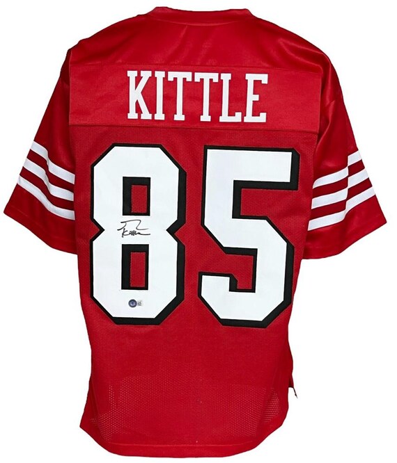 San Francisco 49ers George Kittle Autographed Pro Style Jersey BAS