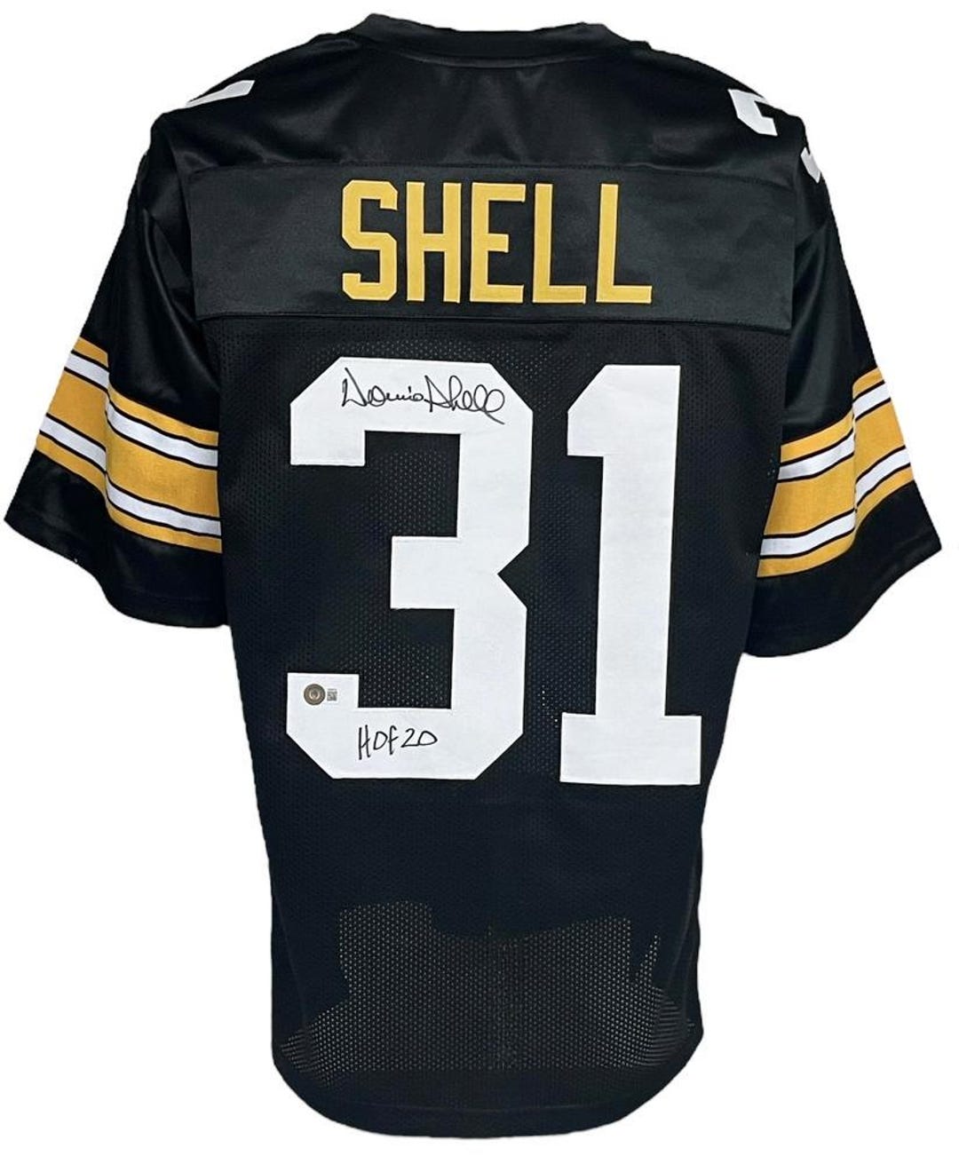 Pittsburgh Steelers Donnie Shell Autographed Pro Style Jersey "hof 20 ...