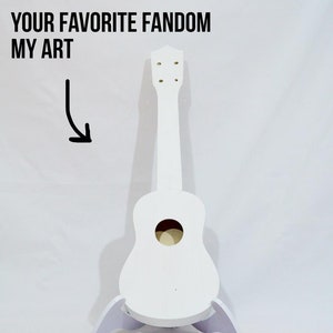 Custom Customized Art Fandom Ukulele