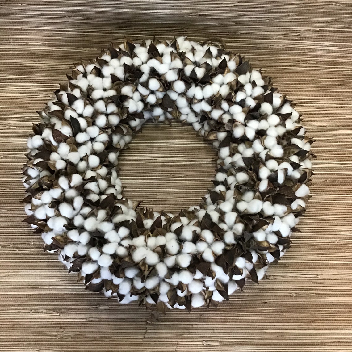 Vintage Cotton Blossom Wreath Etsy