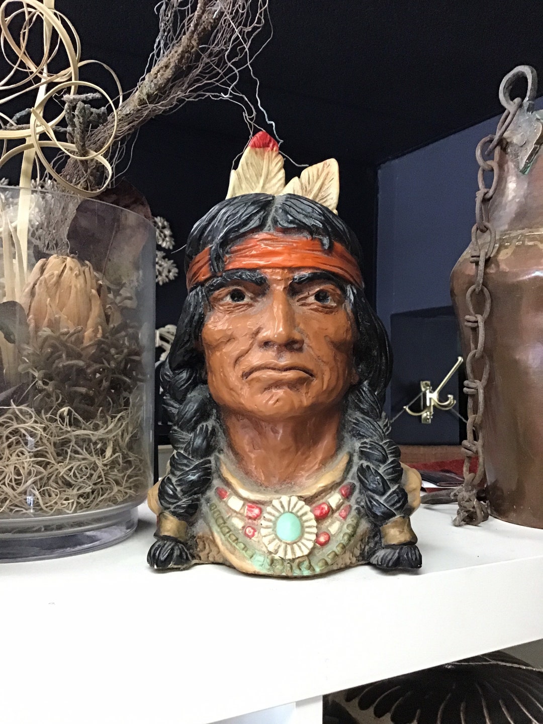 Universal Statuary Corp Indian Bust Etsy