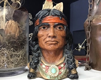 Vintage Universal Statuary Native American Maiden - Etsy