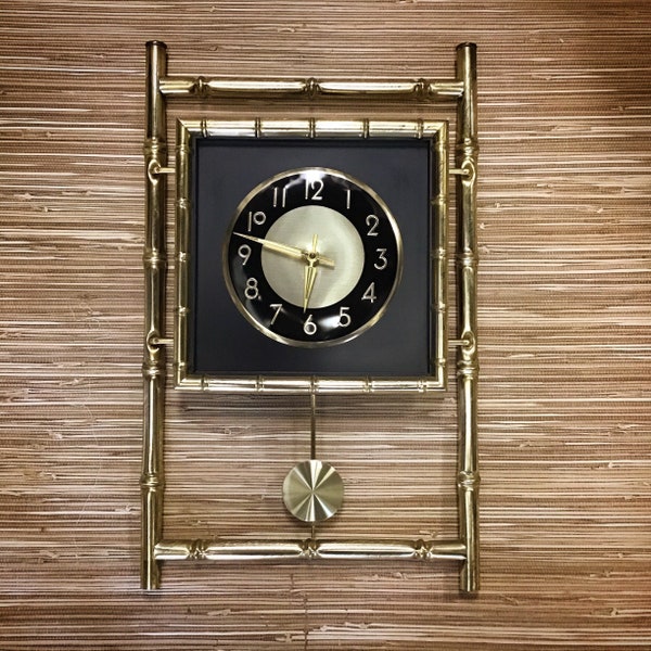 Bamboo Clock Etsy