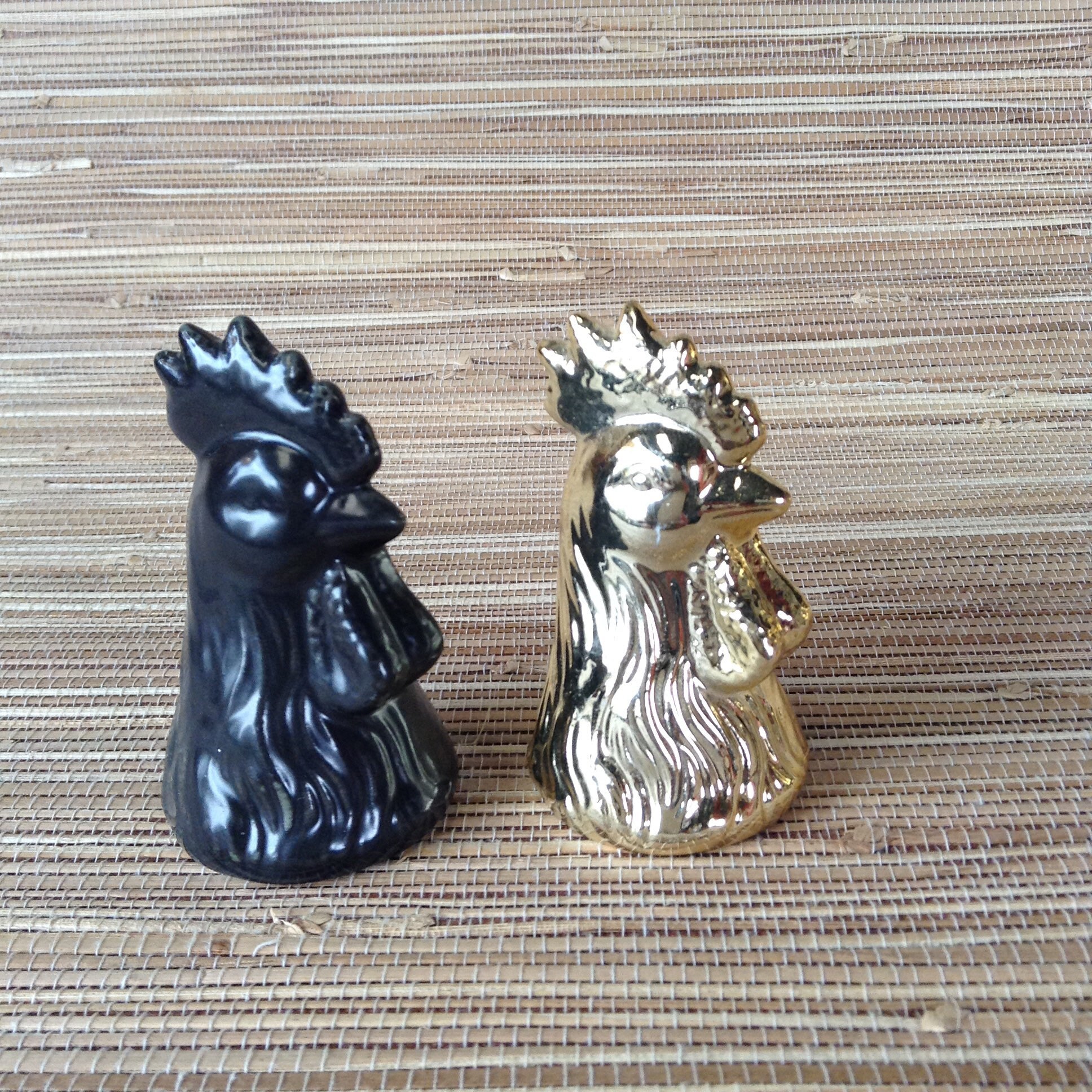 Rooster Salt and Pepper Shakers Etsy UK