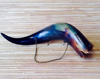 Vintage Polished Longhorn Bull Steer Cow Horn Wall Decoration Art Object