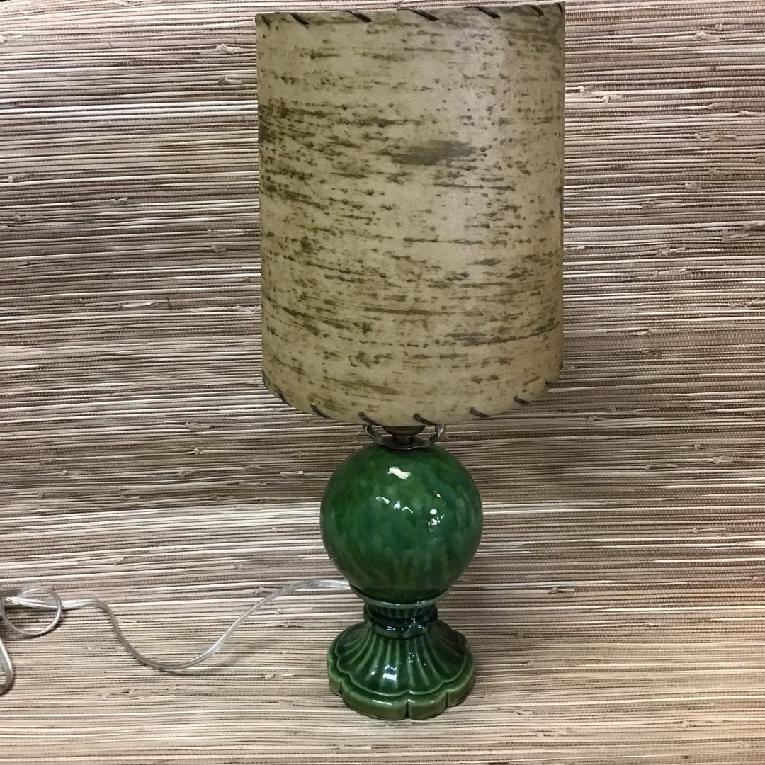 Vintage Green Desk Lamp Etsy