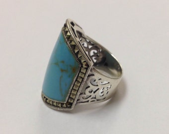 Turquoise Silver Ring