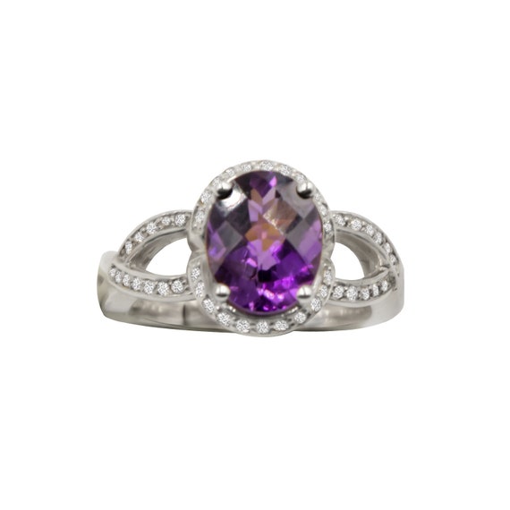 1.5" Polished, Deep Purple Amethyst Pocket Stone - Uruguay For Sale