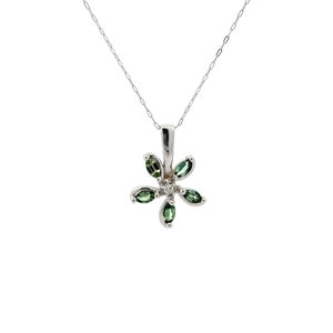 Colar de diamante com mudança de cor NATURAL de Alexandrita brasileira em ouro 14K - vem com certificado. Frete grátis nos EUA