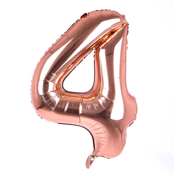 number 4 balloon