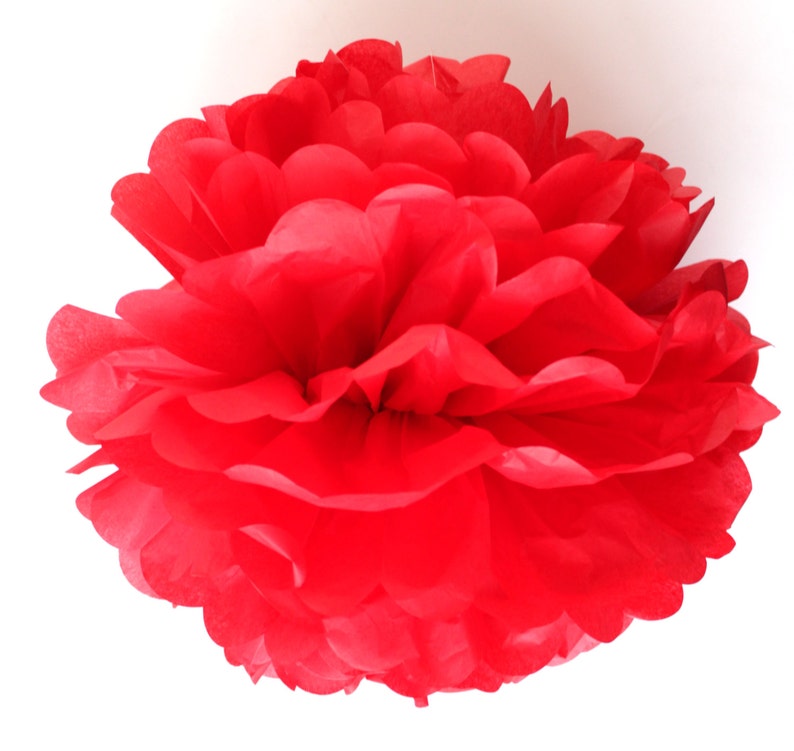 100/% recyclable 22 units of 1436 cm fits any style of decor handmade tissue paper pom poms