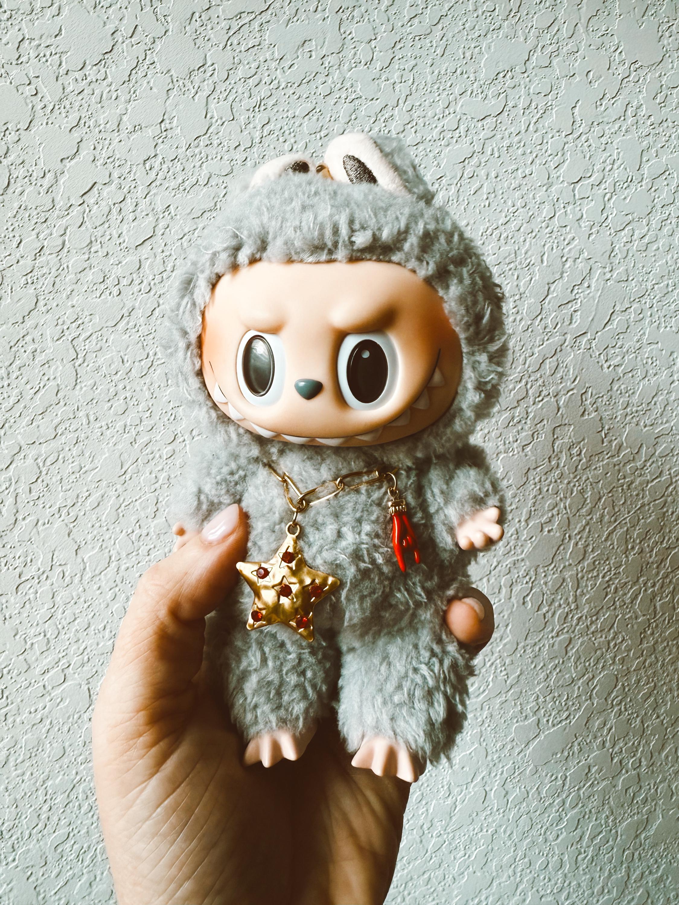 ラブブ/ドールチャームネックレスアクセサリー - ハンドメイドの