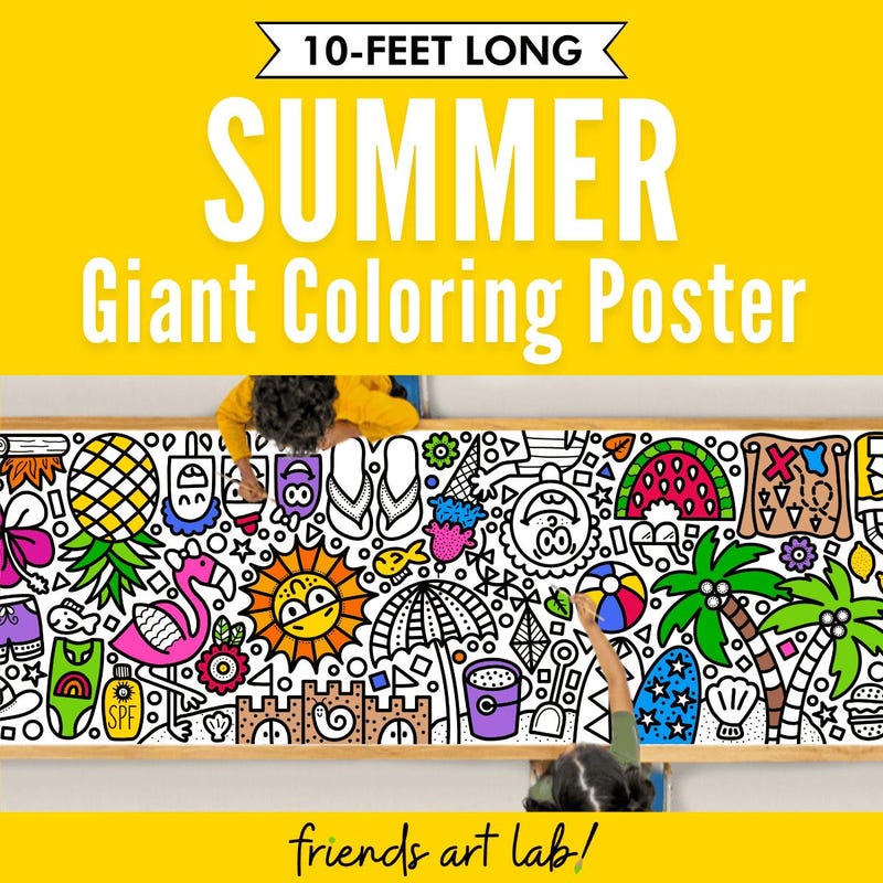 Coloring Banner Welcome - Etsy