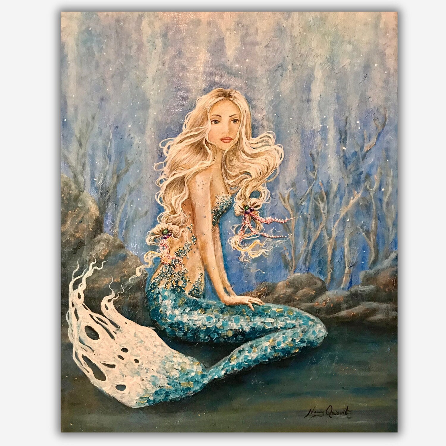 Mermaid painting deals