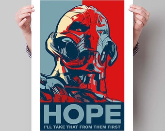 AVENGERS: AGE of ULTRON Inspired Ultron Hope Minimalist Movie Poster Print - 13"x19" (33x48 cm)