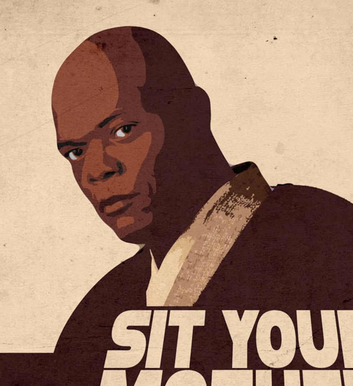 STAR WARS Inspired Mace Windu Minimalist Movie Poster Print Etsy