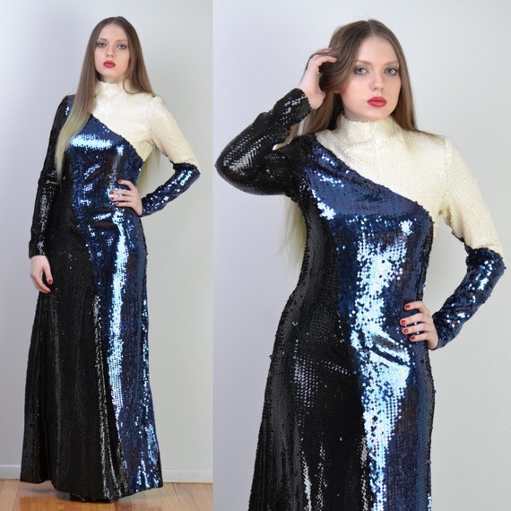 retro 70s sequin dress 1970S 60'S 70'S DISCO FEVER SEQUIN DRESS HIPPIE RETRO GO GO GIRL WOMAN  COSTUMES