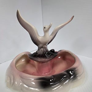 Jardinière vintage en céramique Hull USA 79 Art Pottery Goose