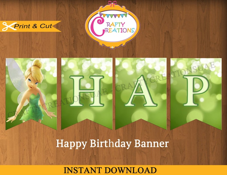 instant-download-tinkerbell-banner-printable-happy-etsy