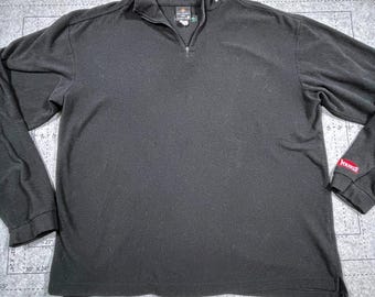 Vintage 2002 Salt Lake City Olympics Zip Up Turtleneck Jacket Mens XXL Black